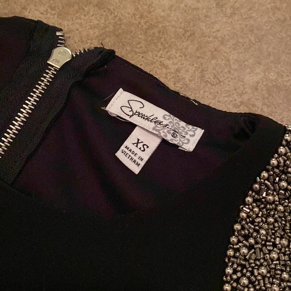 Black Mini Dress - Picture 4 of 4